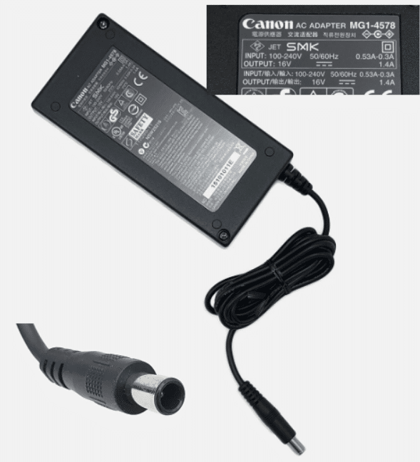 NEW Canon 16V 1.4A MG1-4578 AC DC Power Adapter for CR-50 CR-55 image FORMULA Scanner OEM